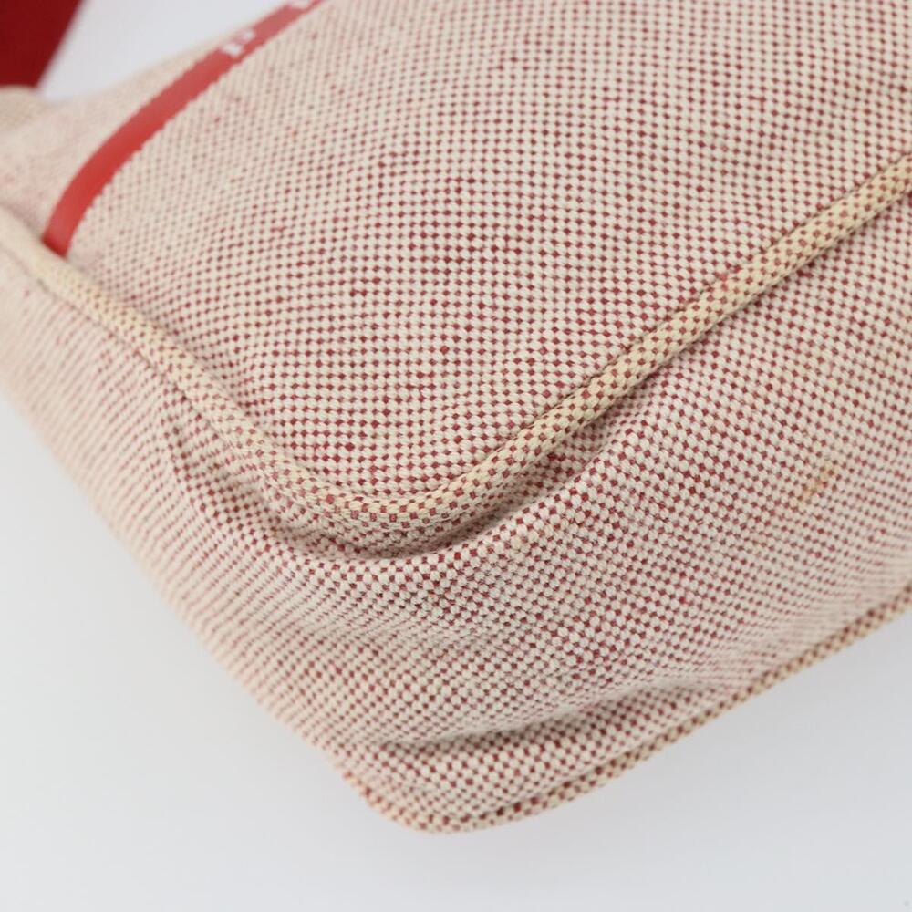 PRADA Sports Hand Bag Canvas Gray Red Auth hk3258 - Picture 14 of 16